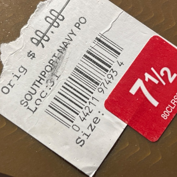 Sperry Top Sider Navy Blue/White Polka Dot Wedge Shoes With White Bow Design- N - Picture 6 of 11